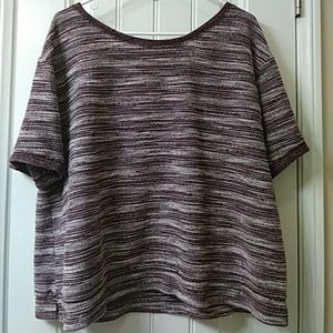 🎆 Burgundy short sleeve sweater